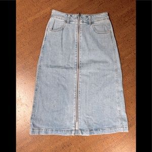 BNWT Madewell denim skirt 25